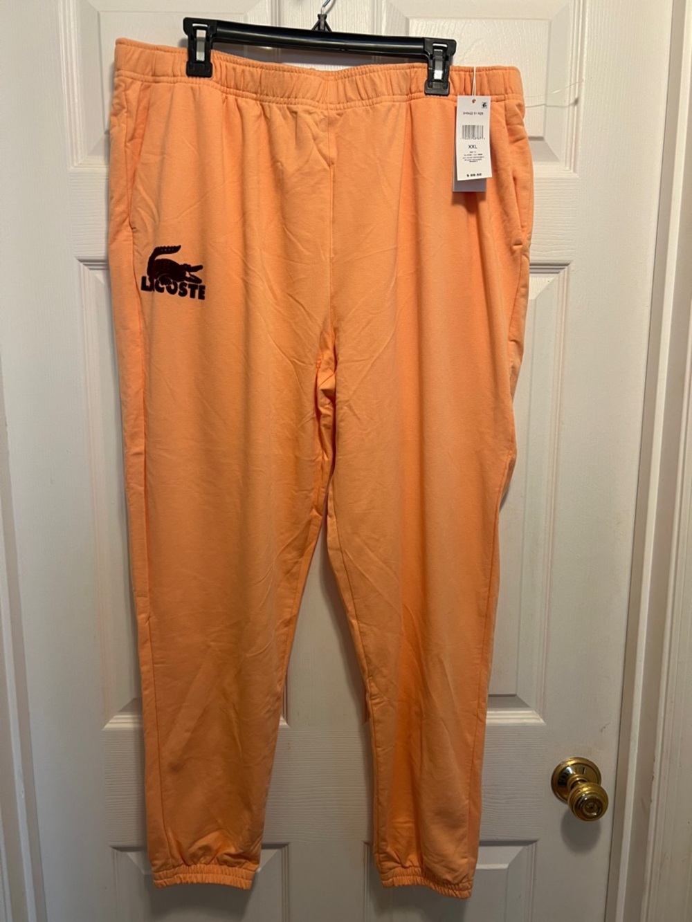 Lacoste Men’s Peach-Orange Jogger Pants